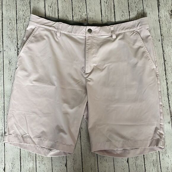 Adidas Lightweight Stretchy Golf Shorts Lilac Lavender size 36 - Picture 2 of 5